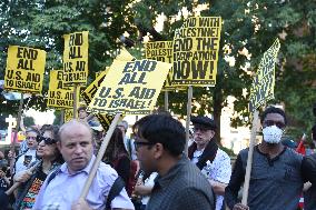 Rise Up For Gaza Protest - NYC