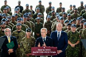 PM Mark Carney Visits Canadian Forces Base - Canada