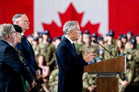 PM Mark Carney Visits Canadian Forces Base - Canada