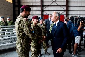 PM Mark Carney Visits Canadian Forces Base - Canada