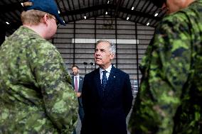 PM Mark Carney Visits Canadian Forces Base - Canada