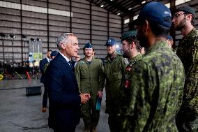 PM Mark Carney Visits Canadian Forces Base - Canada
