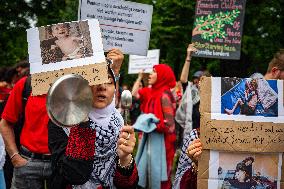 Police Clash With Pro Palestine Protesters - Netherlands