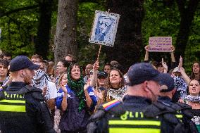 Police Clash With Pro Palestine Protesters - Netherlands