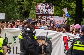 Police Clash With Pro Palestine Protesters - Netherlands