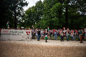 Police Clash With Pro Palestine Protesters - Netherlands