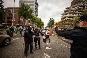 Police Clash With Pro Palestine Protesters - Netherlands