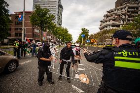 Police Clash With Pro Palestine Protesters - Netherlands