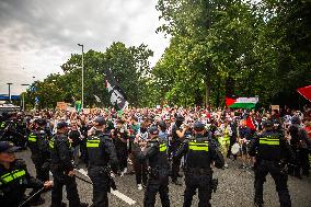 Police Clash With Pro Palestine Protesters - Netherlands