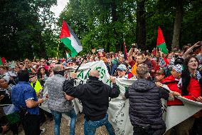 Police Clash With Pro Palestine Protesters - Netherlands
