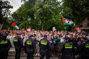 Police Clash With Pro Palestine Protesters - Netherlands