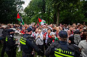 Police Clash With Pro Palestine Protesters - Netherlands