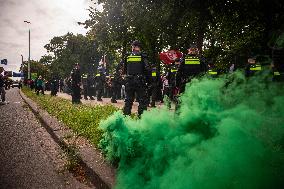 Police Clash With Pro Palestine Protesters - Netherlands