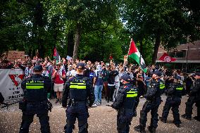 Police Clash With Pro Palestine Protesters - Netherlands