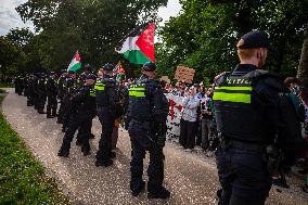Police Clash With Pro Palestine Protesters - Netherlands