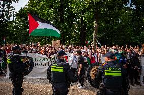 Police Clash With Pro Palestine Protesters - Netherlands