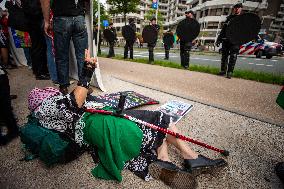Police Clash With Pro Palestine Protesters - Netherlands