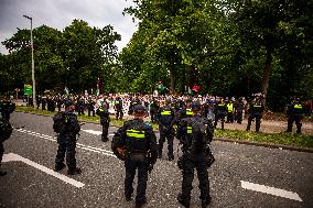 Police Clash With Pro Palestine Protesters - Netherlands