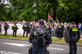Police Clash With Pro Palestine Protesters - Netherlands
