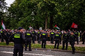 Police Clash With Pro Palestine Protesters - Netherlands