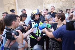 Fire In The Mosque Of Cordoba Completely Extinguished - Spain