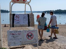 Cyanobacteria Suspected At The Lac de Pareloup - Aveyron