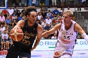 BASKET - Amichevole - Italy vs Latvia