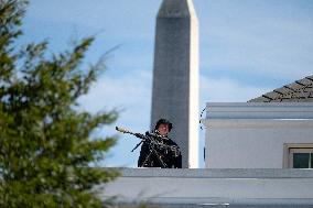 Sharpshooters on White House Roof