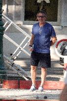 Jean-Luc Reichmann Playing Petanque - Saint Tropez