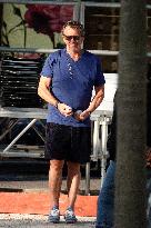 Jean-Luc Reichmann Playing Petanque - Saint Tropez