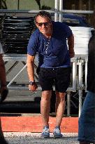 Jean-Luc Reichmann Playing Petanque - Saint Tropez