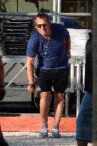 Jean-Luc Reichmann Playing Petanque - Saint Tropez