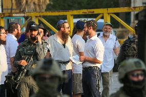 Israeli Settlers in Hebron Old City - West Bank