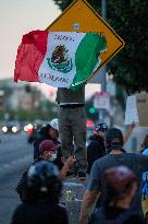 Tensions Rise at Anti ICE Protest - LA