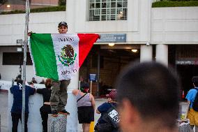 Tensions Rise at Anti ICE Protest - LA
