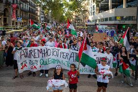 Moviment Global a Gaza Protest - Barcelona
