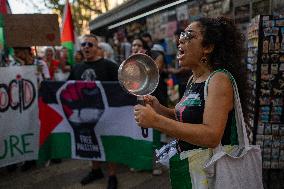 Moviment Global a Gaza Protest - Barcelona