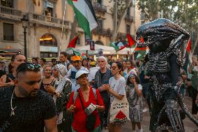 Moviment Global a Gaza Protest - Barcelona
