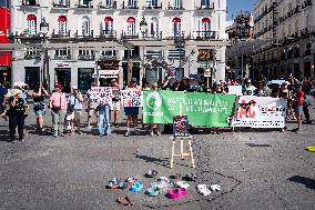 Animal Cruelty Protest After 32 Dogs Found Dead From Starvation - Madrid