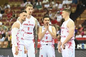 BASKET - Amichevole - Poland vs Sweden
