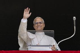 Pope Leo XIV Delivers Angelus Prayer - Vatican