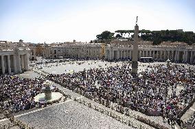 Pope Leo XIV Delivers Angelus Prayer - Vatican