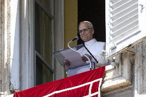 Pope Leo XIV Delivers Angelus Prayer - Vatican