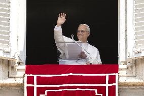 Pope Leo XIV Delivers Angelus Prayer - Vatican