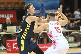 BASKET - Amichevole - Poland vs Sweden