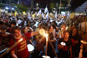 Gaza City Takeover-Protest - Tel Aviv