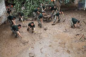 Yuzhong Mountain Torrents Rescue Efforts - China