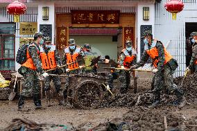 Yuzhong Mountain Torrents Rescue Efforts - China