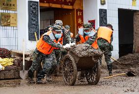 Yuzhong Mountain Torrents Rescue Efforts - China