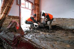 Yuzhong Mountain Torrents Rescue Efforts - China